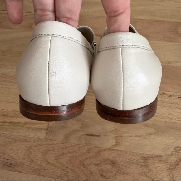 NWOB Cole Haan Women's White with Gold Hardware Loafers Size 6.5 - Picture 10 of 12